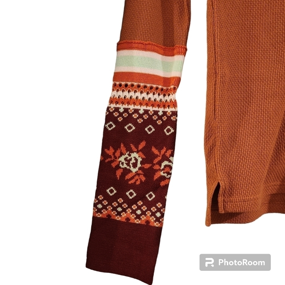 Revolve free People We The Free NWT Mikah Layering Thermal Long Sleeve Size XS - Picture 4 of 9